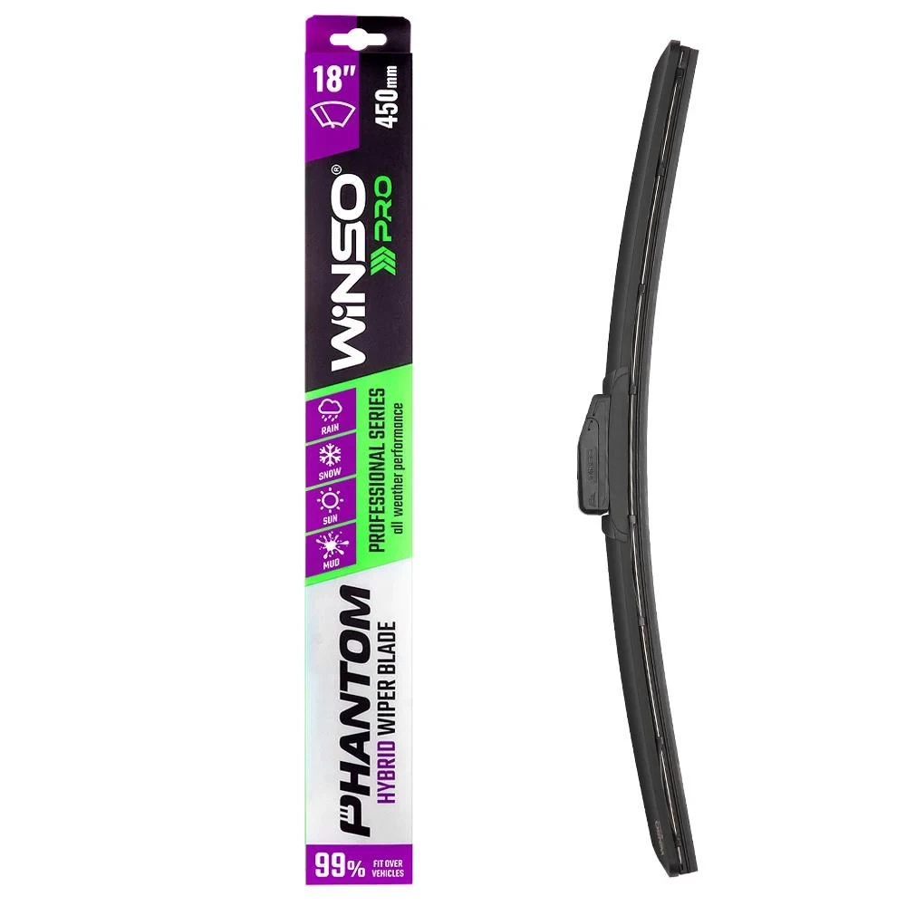 Щітки склоочисника гібридні Winso Pro Phantom 18"/450мм (118450)