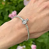 Срібний браслет Pandora із монограмою 598286CZ 17, фото 5