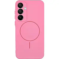 Чехол для Samsung Galaxy S24 FE с защитой камеры и MagFit. Silicone Cover Lakshmi. Розовый матовый