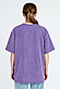Футболка варенка жіноча тай-дай оверсайз Apmi фіолетовий, фото 2