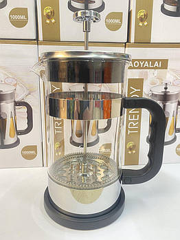 WL-1915 MY 909 Заварник (прес) для чаю (скло) 1000 мл (24)