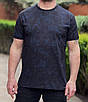 Футболка чоловіча Red Down 2XL–5XL, великі Туреччина, бавовна, вільна  5XL,Бордовий, фото 4