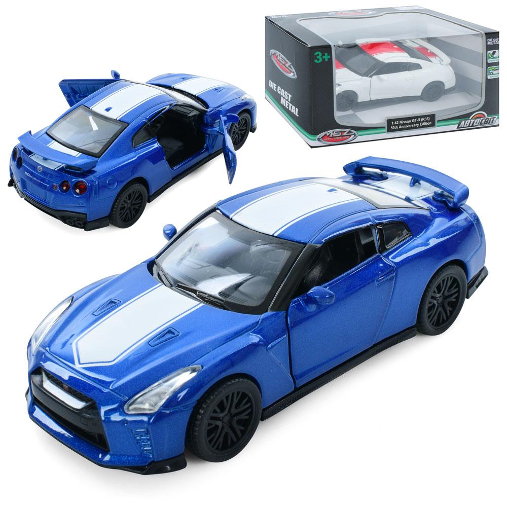 Машина AS-3069 (36шт) АвтоСвіт, 1:42, Nissan GT-R, метал, інерц, 11,5см, відчиняються двері, гумові колеса, 2, фото 1