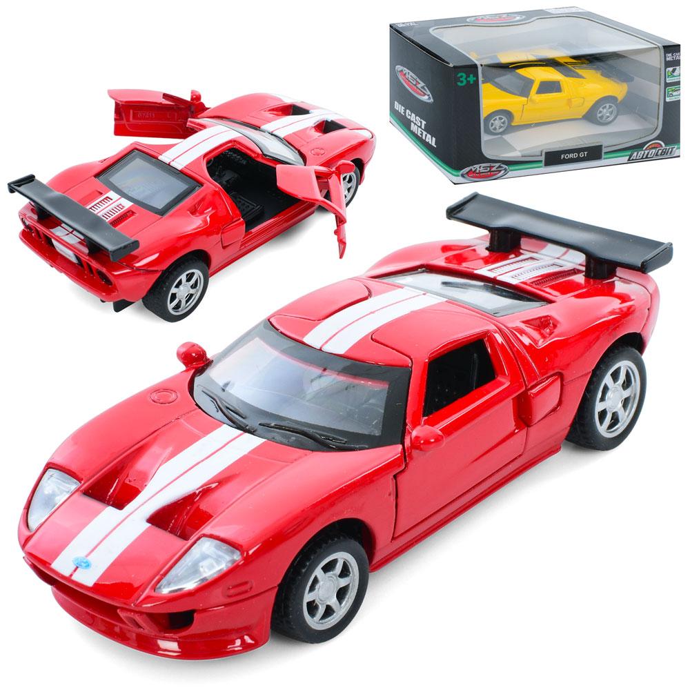 Машина AS-3052 (36шт) АвтоСвіт, 1:40, Ford GT, метал, інерц, 11,5см, відчиняються двері, гумові колеса, 2, фото 1