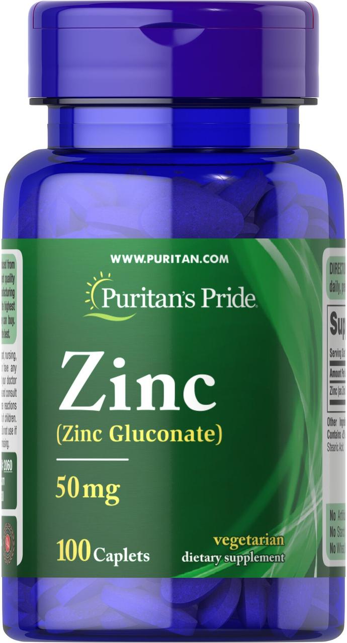 Puritan's Pride Zinc Gluconate 25mg 100 tabs