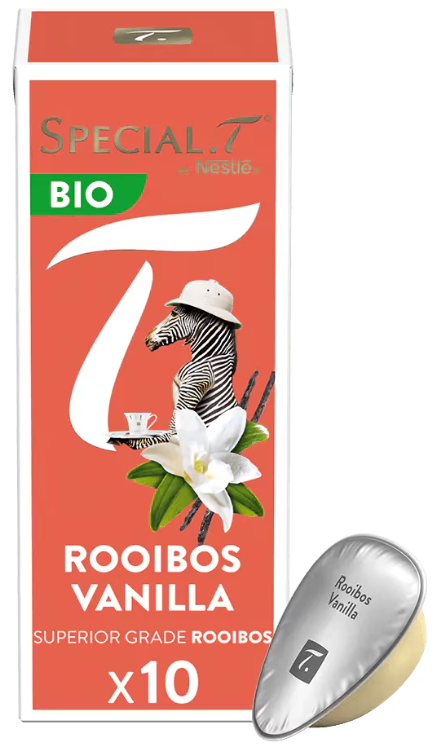 Чай в капсулах для кавоварок Dolce Gusto "Rooibos Vanilla" 10 капсул (потрібен адаптер)