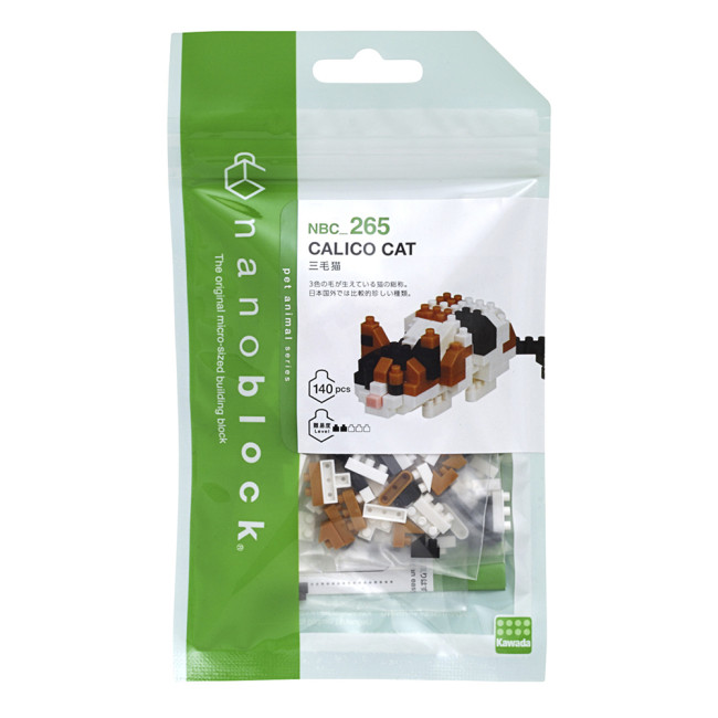 Каліко кіт. Ігровий набір ТМ Nаnoblock, фото 1