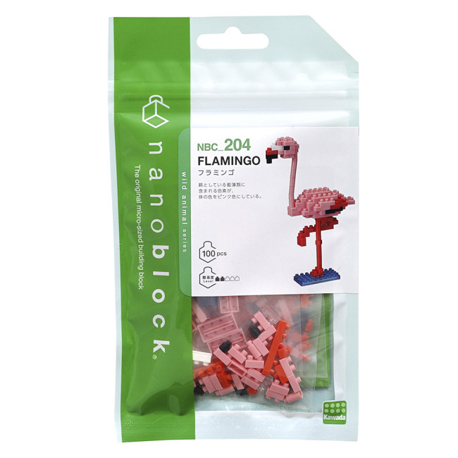 Рожеве фламінго. Ігровий набір ТМ Nаnoblock, фото 1