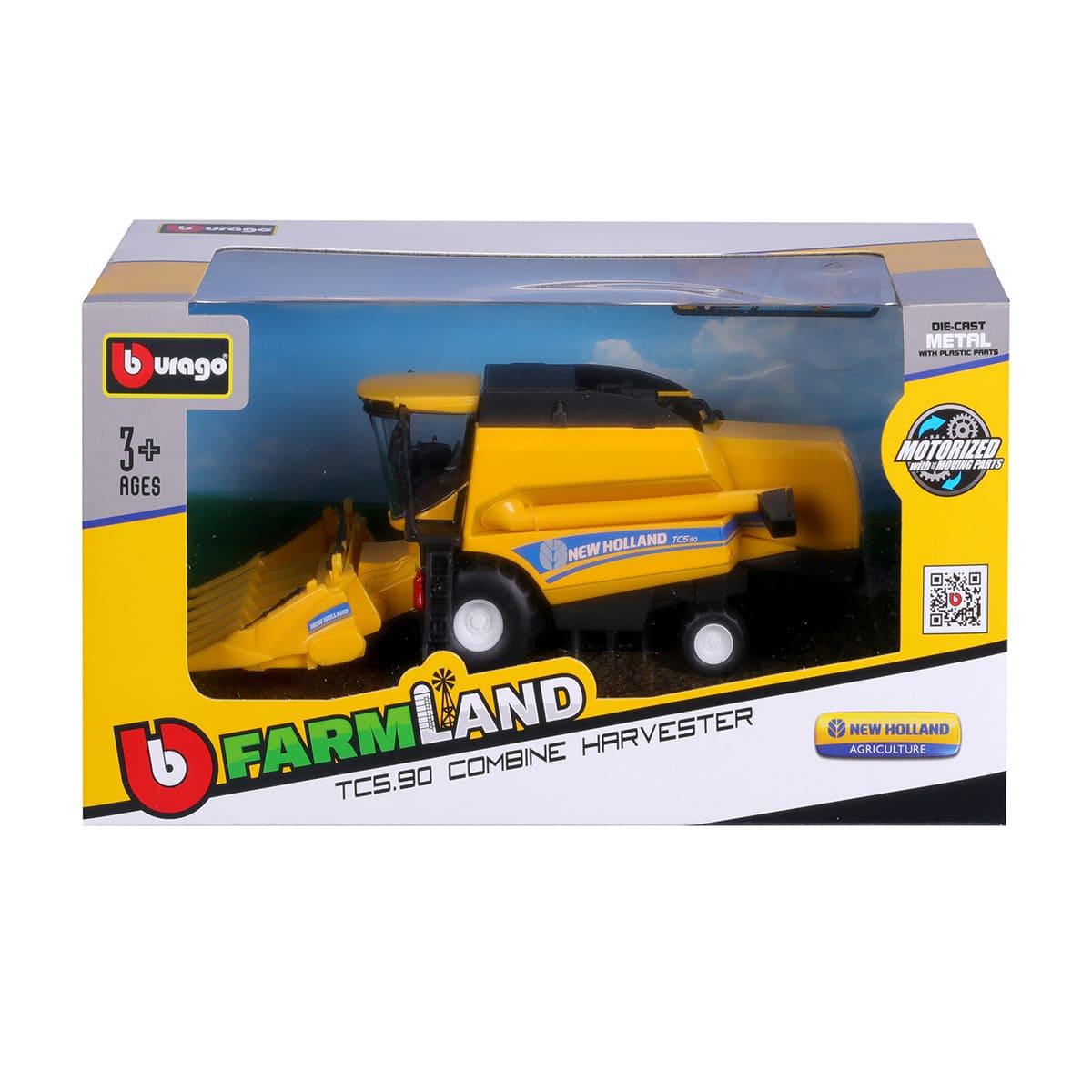 Автомодель - ЗЕРНОЗБИРАЛЬНИЙ КОМБАЙН NEW HOLLAND TC5.90 (з кукурузною жаткою), фото 1