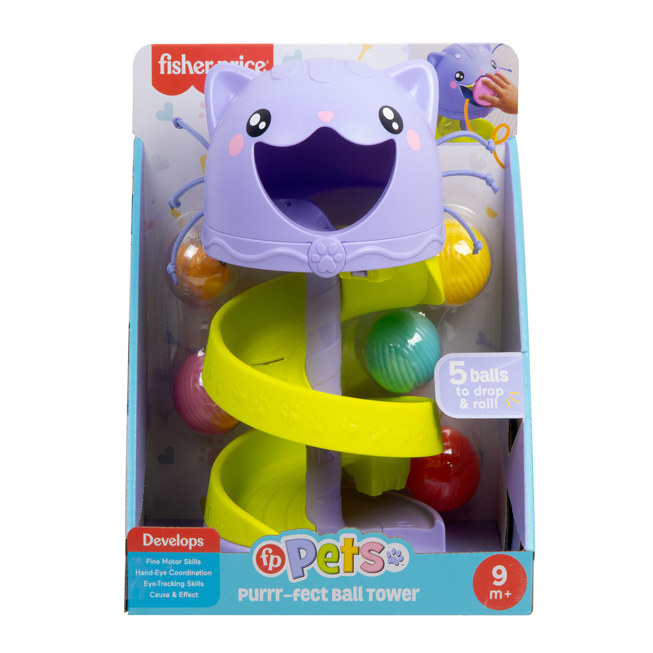 Ігровий набір "Весела вежа з кульками" Fisher-Price, фото 1