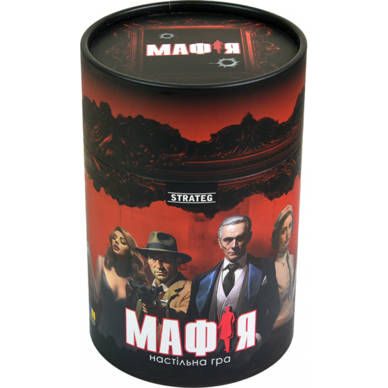 Настільна гра Strateg Мафія українською мовою (30698)