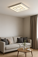 Світильник стельовий світлодіодний YALYNA LED-3737 70W з пультом, білий, 2800K–6000K