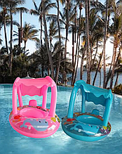 Надувний круг "Кит" SW-2, SW-3, синій, рожевий 70 см