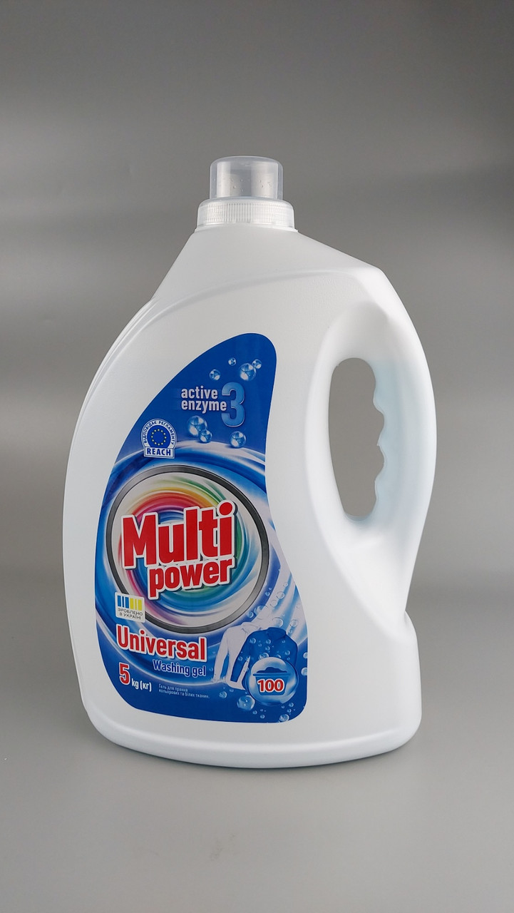 Гель для прання (5 кг) "Multy Power" УНІВЕРСАЛЬНИЙ (1 шт.), фото 1
