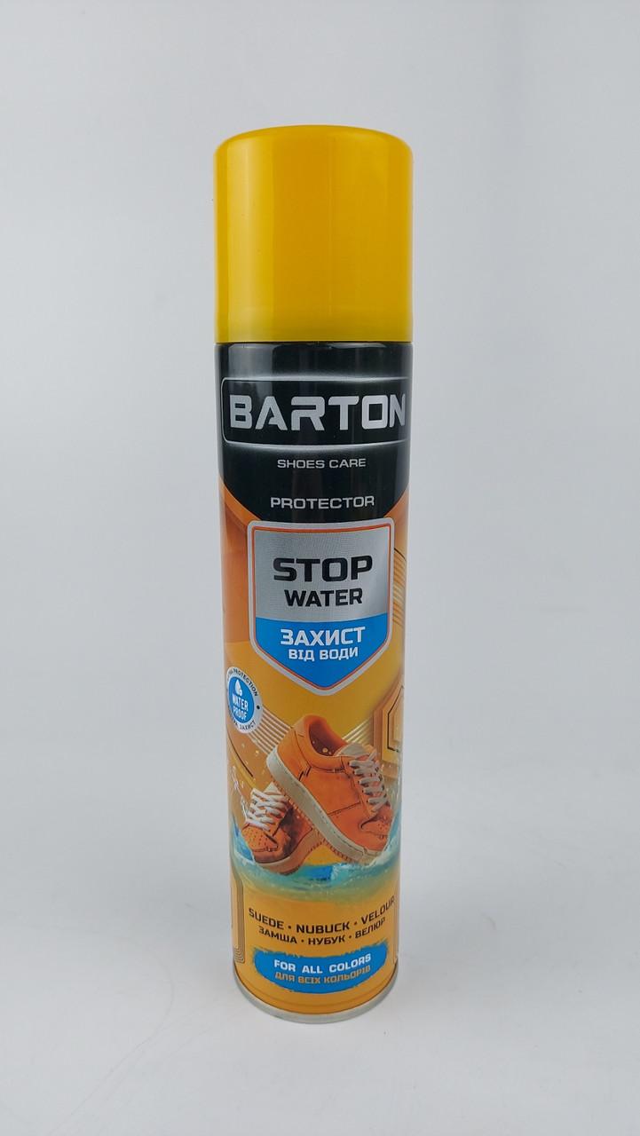 Захисний водовідштовхувальний спрей, ТМ Barton, 300 мл (аерозоль) (1 шт.), фото 1