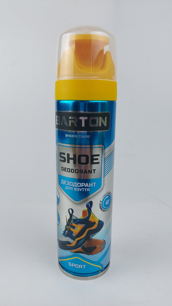 Дезодорант для взуття Sport, TM Barton, 150 ml (аерозоль) (1 шт.), фото 1