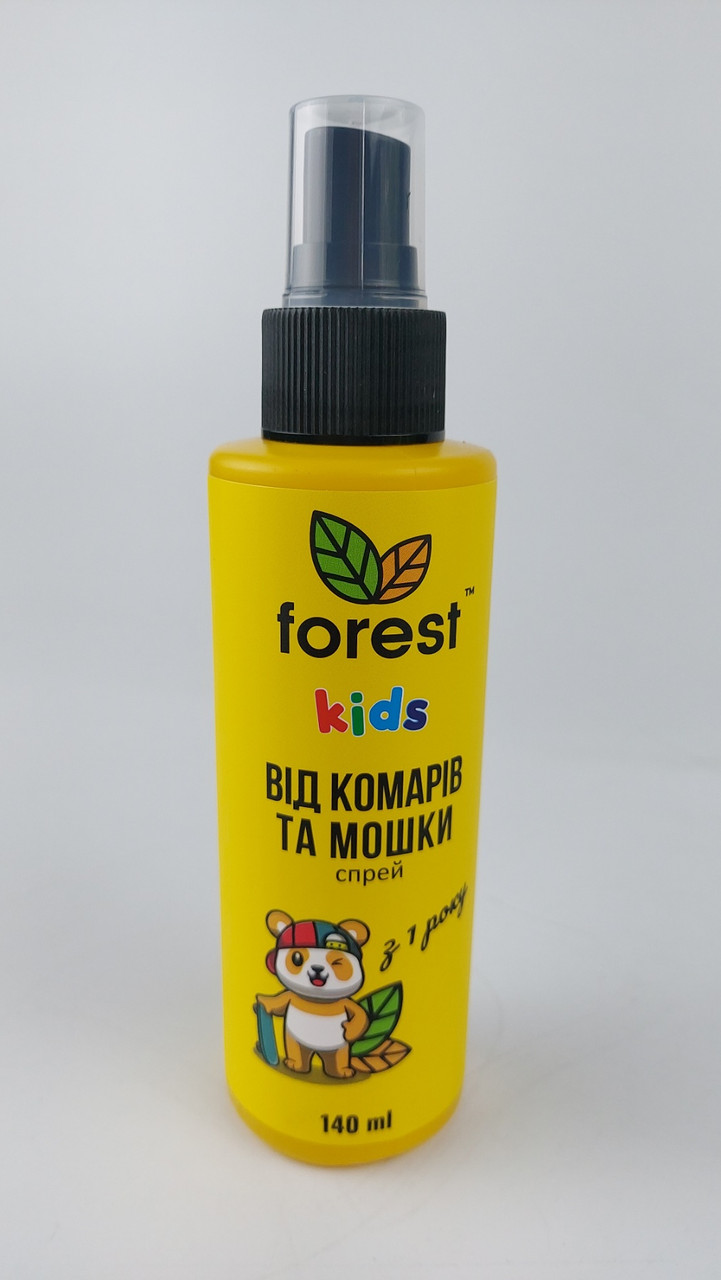 Спрей-репелент Forest Kids 140 мл від комарів і мошки (1 шт.), фото 1