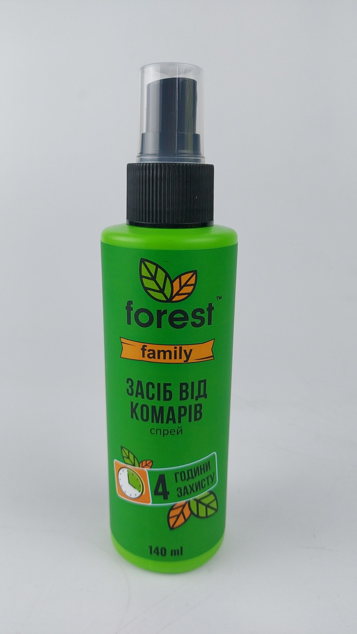 Спрей-репелент Forest Family 140 мл від комарів (1 шт.), фото 1
