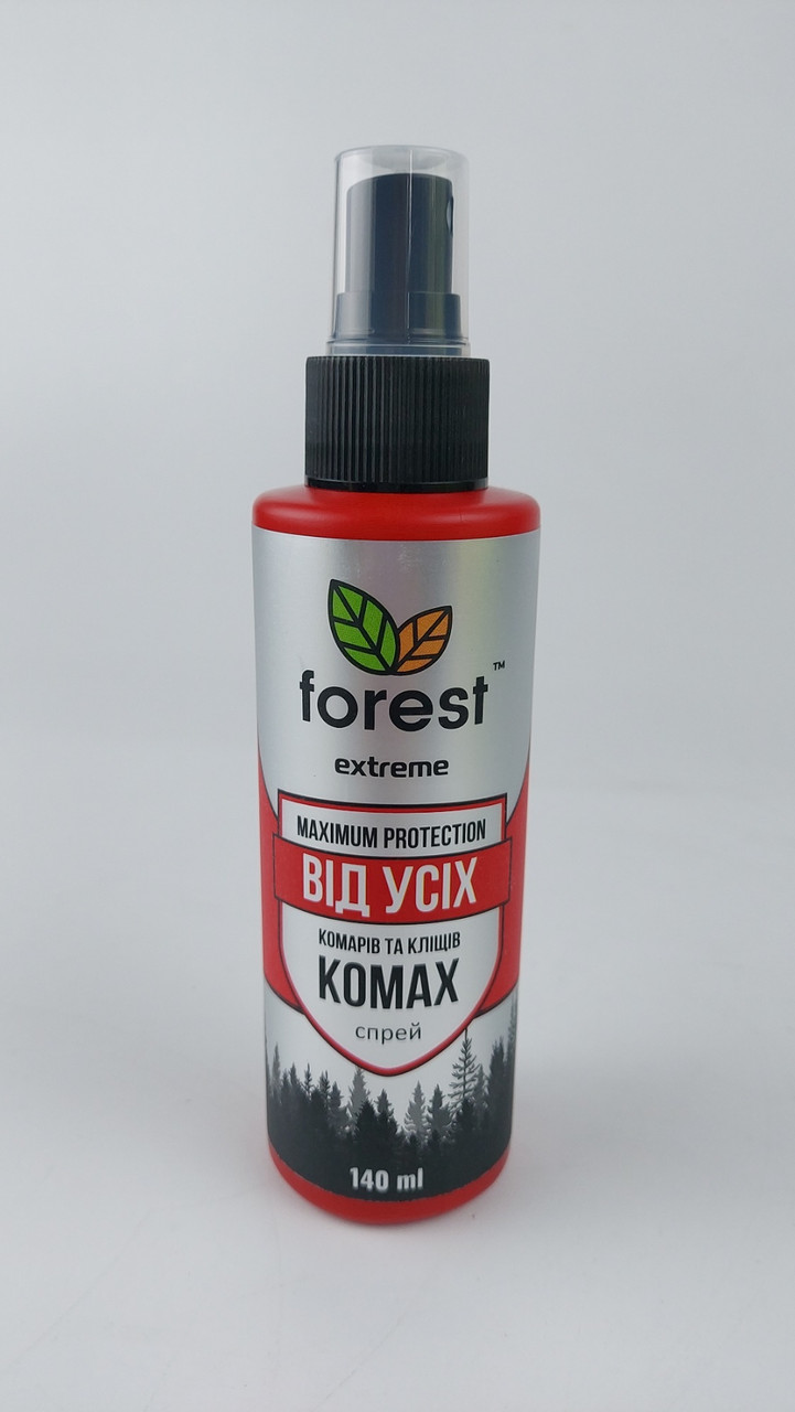 Спрей-репелент Forest Extreme 140 мл від усіх комах, що літають і повзають (1 шт.), фото 1