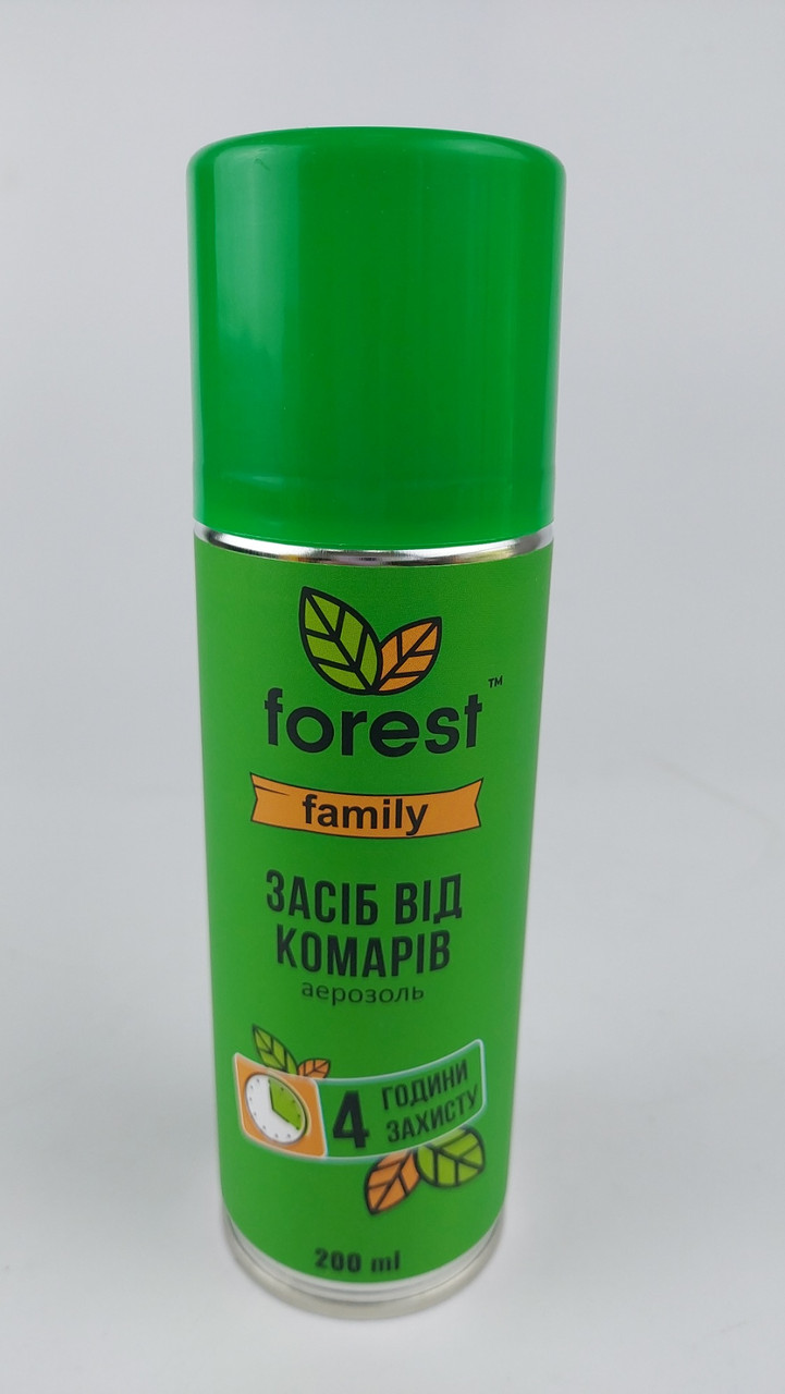 Forest Спрей-репелент "Forest Family" від комарів 200 мл (12 шт./ясть) (1 шт.), фото 1