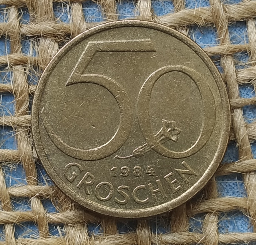 50 грошей 1984 року. Австрiя