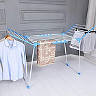 Складана сушарка для білизни Clothes dryer з тримачами для дрібних речей, 168 х 62 х 97 см, до 15 кг, фото 6