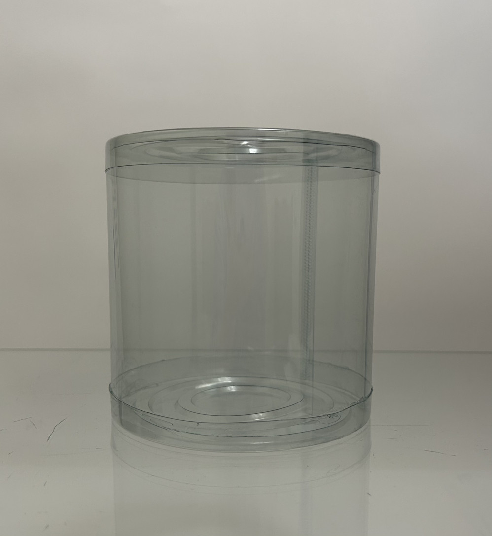 Тубус пластиковий 130х130 мм харчовий Прозорий, фото 1