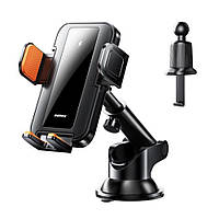 Автомобільний тримач для телефона Remax RM — C04 з безпровідною зарядкою