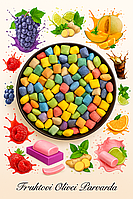 Конфета собственного производства в виде подушечки «Парварда Ассорти»