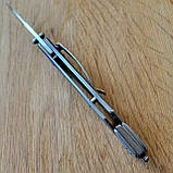 Ніж складний Rescue Silver Tanto, 440С, танто, стропоріз, склобій, сталь, фото 5