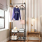 Вішалка для одягу підлогова на 2 яруси (165×60×35 см), RD-1803/стойка для одягу/Вішалка в передпокій, фото 2