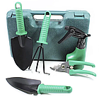 Набір садових інструментів 5 шт. у кейсі/ Садовий інструмент/Набір інструментів для догляду за садом, фото 6