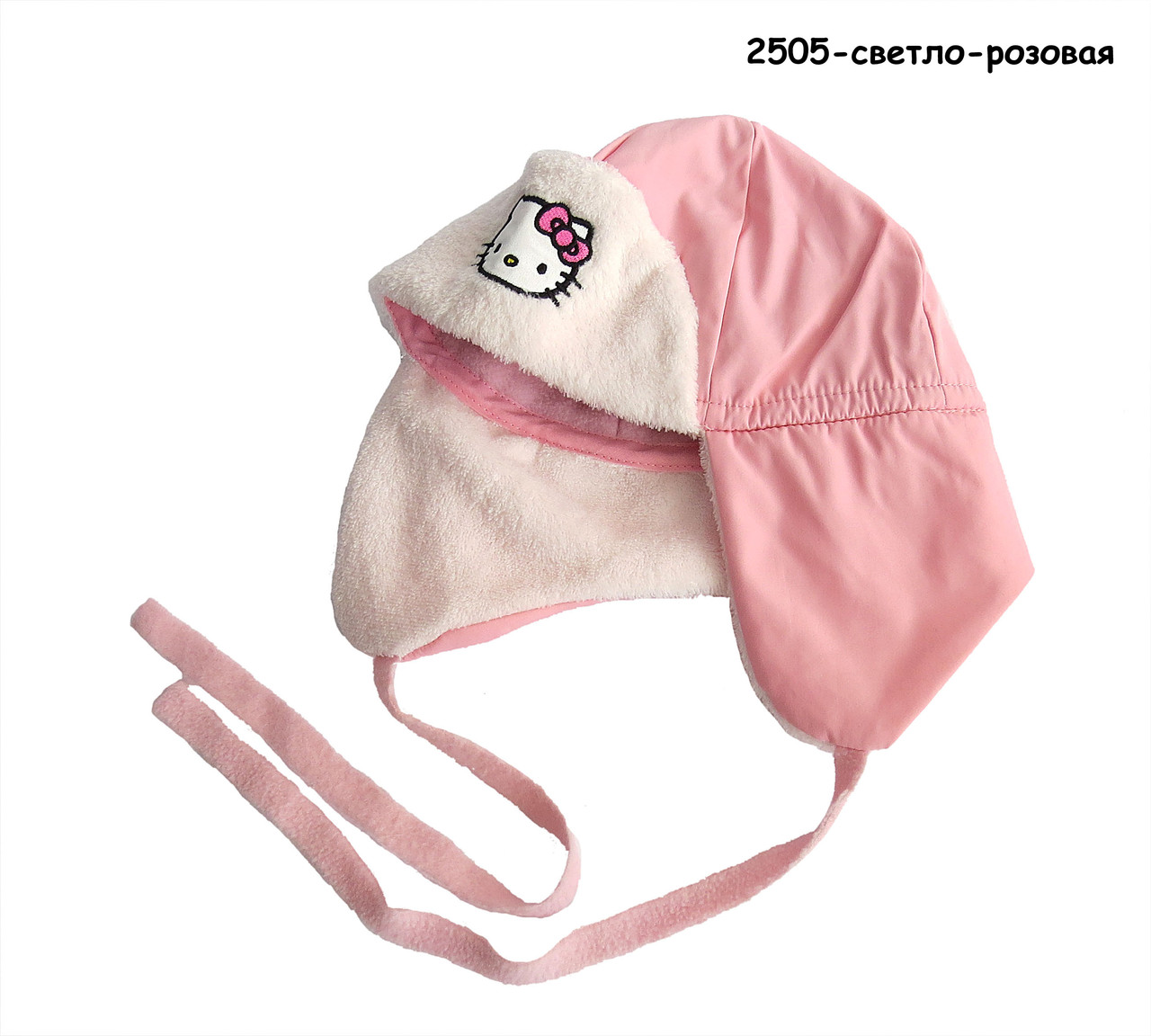 Демисезонная шапка Hello Kitty для девочки. 48, 50 см - фото 3 - id-p24203567