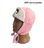 Демісезонна шапка Hello Kitty для дівчинки. 48, 50 см, фото 2