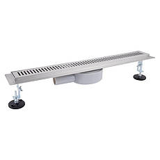 Трап з нержавіючої сталі Qtap Scorpio FA800 лінійний (поворотний сифон/сухий затвор)