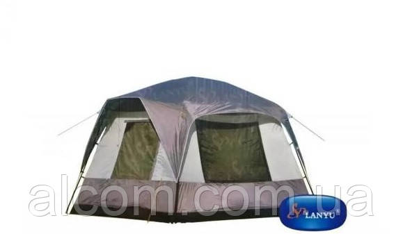 Палатка кемпінгова 300x300x220см 10ти місцевий шатро туристичний