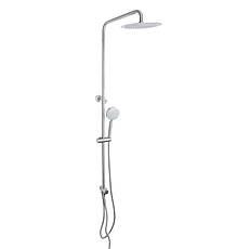 Душова стійка універсальна Lidz Aria 1120 на два споживача LDARI1120NKS46112 Nickel