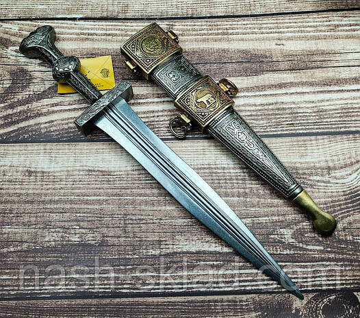 Кортик римський, Меч на подарунок, Цезарський меч, супер подарунок, фото 1
