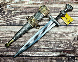 Кортик римський, Меч на подарунок, Цезарський меч, супер подарунок, фото 4