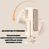 Акумуляторний вентилятор із підвійними лопатями МКС119, 1200 мАг, 3 швидкості, портативний, 5 Вт, фото 2