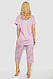 Піжама жіноча з принтом, колір бузковий, 243R6811, фото 4