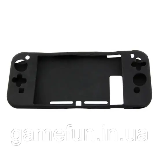 Силіконовий чохол для Nintendo Switch чорний, фото 1