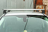 Автобагажник для гладкого даху Oluksuz V4 (хром, пара) для Peugeot 307, фото 5
