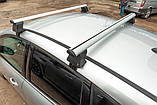 Автобагажник для гладкого даху Oluksuz V4 (хром, пара) для Peugeot 307, фото 9