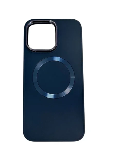 Чохол-накладка Infinity Colorful Camera MagSafe для iPhone 15 Pro Max Dark Blue, фото 1