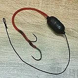 🇺🇦 Готовий повідець «Catfish» для лову сома з підводним поплавком , 2 гачка Claw √6/0 🇺🇦, фото 3
