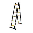 Драбина-трансформер телескопічна GTM 2x6 сходинок (KME3050B/2.5+2.5)