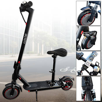 Електросамокат на акумуляторі 36V 12Ah з двигуном 250 Вт та швидкість до 25 км/год