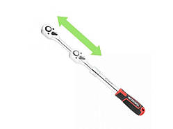 Рукоятка з храповим механізмом 1/2 72з CrV-STORM, телескопічна ET-8006 ТМ INTERTOOL