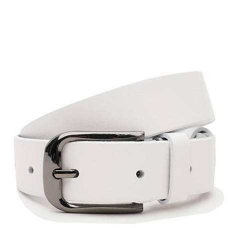 Жіночий ремінь Borsa Leather V1FX34-white 105 см Білий, фото 1